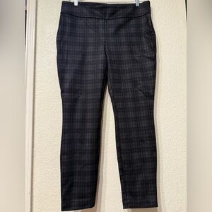 Dalia Women's Black Plaid Pants